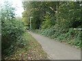 Footpath and cycleway behind Merlin Way in SO53 4NY