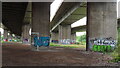 Graffiti Gallery - underneath Junction 1 M53 in CH45 8RE