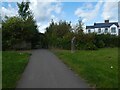 Shared path in Taff Bargoed Community Park in Trelewis