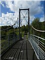 Foot and cycle bridge in Taff Bargoed Park in Trelewis