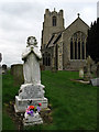 St Andrew's Church - churchyard in NR18 9DR