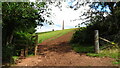 Path leading up towards Wychbury Obelisk from Monument Lane in DY9 9JX
