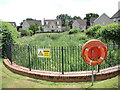 A pond in a suburban street in Frampton Cotterell and Winterbourne