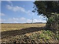 Looking towards Trenhayle Farm wind turbine in TR27 6HP