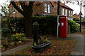 Old Water Pump and Telephone Kiosk, Rufforth in YO23 3RQ