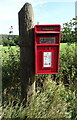 Elizabeth II postbox on the B6320, Park End in NE48 3AE