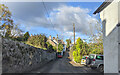 Lane next to the church in Hennock in TQ13 9PZ