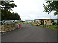 Entrance to caravan park, Bellingham in NE48 2DL