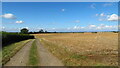 View along Viking Way, southwest of Grange Farm, Fulletby in LN9 6JX