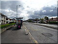 Bus stop and shelter on Paisley Road West (A761) in G53 5QW