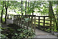 Footbridge, Kinnaird Burn in PH16 5JA