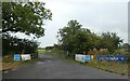 Entrance to rugby pitches, Yatton in BS21 6TT