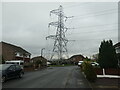 Pylon on Peregrine Road, Offerton in SK7 4NP
