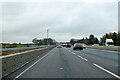 Southbound M1 between junctions 15 and 14 in Courteenhall