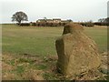 A stone on the footpath from Haigh Lane to Woolley Edge Lane in WF4 2LR