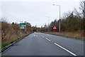 A509 nearing roundabout, Chicheley Hill in MK16 9NQ