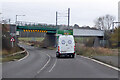 A6003 passes under railway via Corby in Newton (North Northamptonshire)