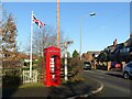 Telephone kiosk and fingerpost in NG2 6NB
