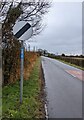 Cycle route 4 sign, Goldcliff in NP18 2BA