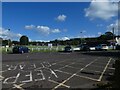 Car park and playing fields at Winscombe in BS25 1NA