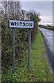 Whitson boundary sign in NP18 2AY