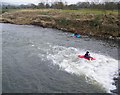 Canoeists on the River Stour in DT10 2DB