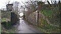 Dismantled railway bridge in ML10 6SY