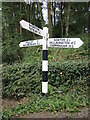 Signpost at Easton Town in SN16 0PT
