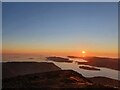 Sunset over Ulva and the Treshnish Isles in PA73 6LZ