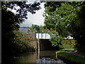 Railway bridge over the canal in Nuneaton, Warwickshire in CV10 9DZ