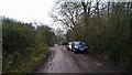 Informal car parking by Grafham Water in Grafham