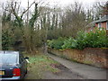 Footpath and footbridge over the River Stour in CO10 8NP