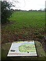 Information board about Kelsborrow Castle in Boothsdale