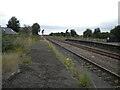 Disused section of platform 4, Church Fenton railway station in LS24 9QX