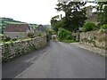 The road outside Upper Swainswick church in BA1 8AU