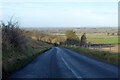 Pewsey Road descending into Vale of Pewsey in SN9 6NJ