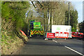 The A345 is closed, Oare Hill in SN8 4HX