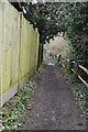 Footpath by Ditton Quarry in ME20 6EU