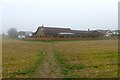 Field path at the edge of the village in S26 1JJ