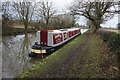 Canal boat Dove, Coventry Canal in CV9 3DS