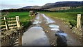 Track into fields on north side of A66 east of Turk's Head in CA17 4DS