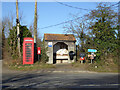 Tattingstone White Horse bus stop in IP9 2NT
