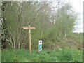 Bridleway Sign Post in Meldon