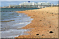 Beach view to Southampton Eastern Docks in SO19 9RY