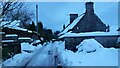 A Snowy Day in Abernyte in PH14 9ST