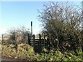 Stile beside Harperley Lane in DH9 9UB