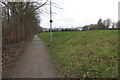 Footpath towards Billing Brook Road in NN3 5AT