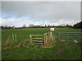 Gateway and grass field in NG12 5BL