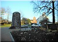 Balfron War Memorial and church in G63 0SX