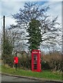 Telephone kiosk and postbox in Hazelwood in DE56 4AG